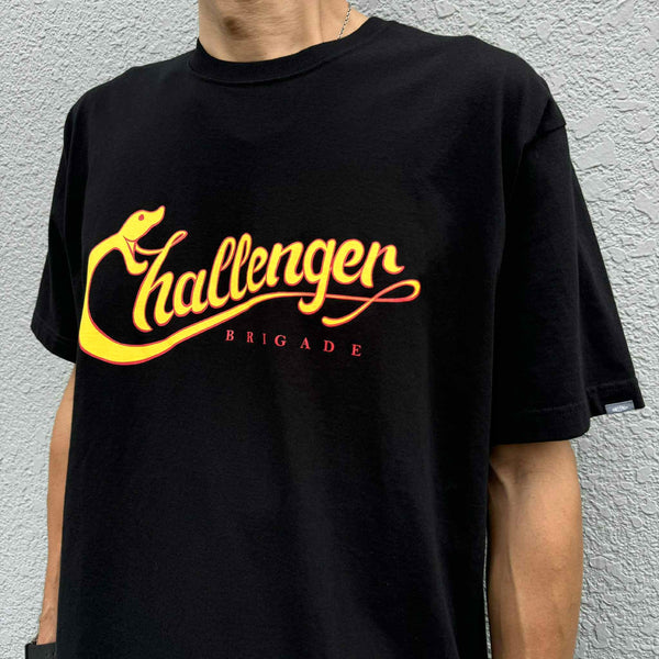 CHALLENGER - SNAKING TEE - BLACK