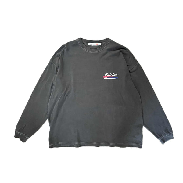 melple - PASADENA LONG SLEEVE (Fairfax) - BLACK