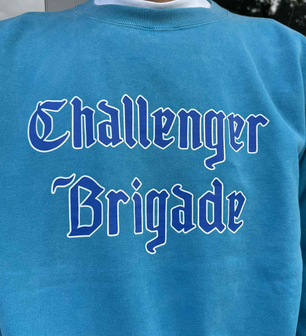 CHALLENGER - CLASSIC LOGO C/N SWEAT - TURQUOISE