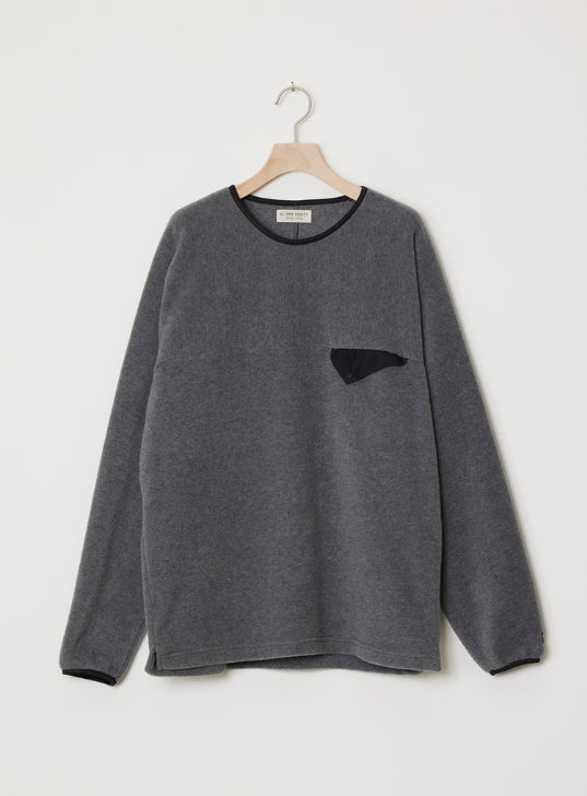 ILL ONE EIGHTY - LW FLEECE CREW-NECK - CHARCOAL