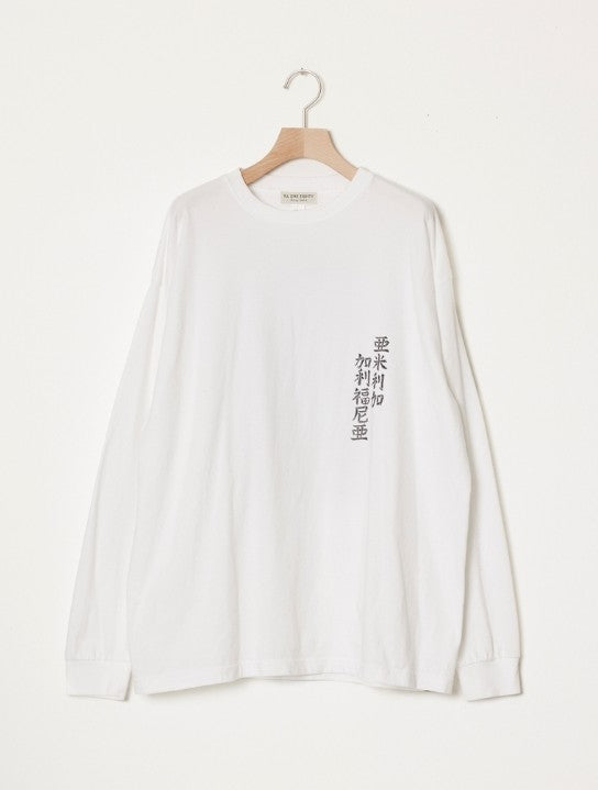 ILL ONE EIGHTY - AMERICAN WAVE  L/S TEE - WHITE