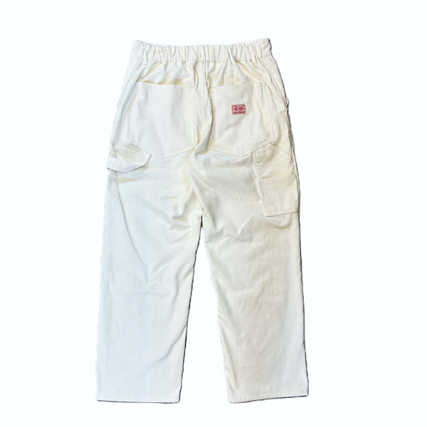 BIGMIKE - CORDUROY PAINTER EASY PANTS - OFF WHITE