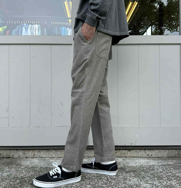 FIVE BROTHER -  CORDUROY EASY PANTS - GREY