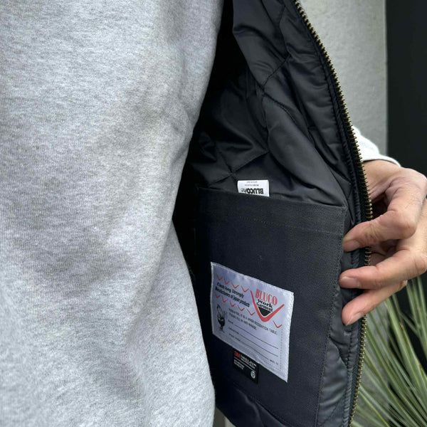 BLUCO - V NECK VEST  - CHARCOAL