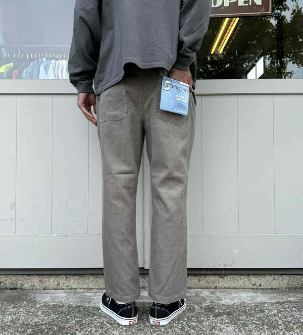 FIVE BROTHER -  CORDUROY EASY PANTS - GREY