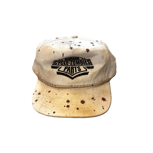 CYCLE ZOMBIES - ORIGINAL VINTAGE  CAP - WHITE