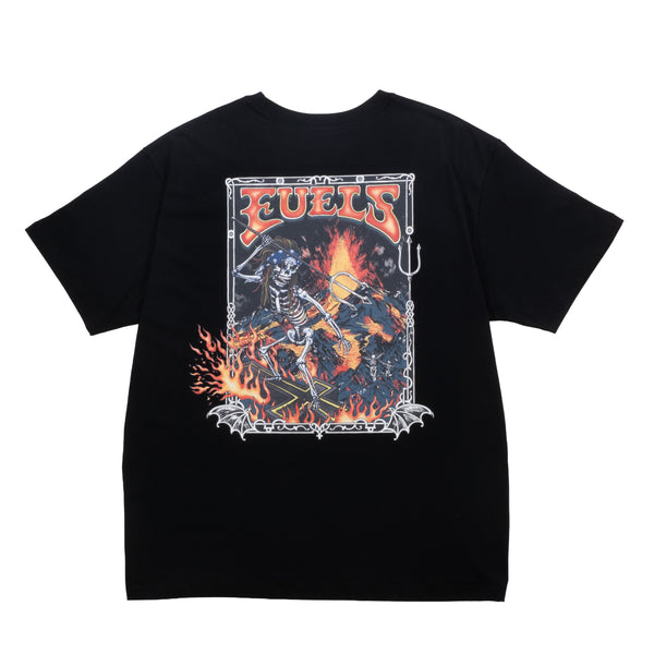 FUELS - S/S OUT OF HELL TEE - BLACK