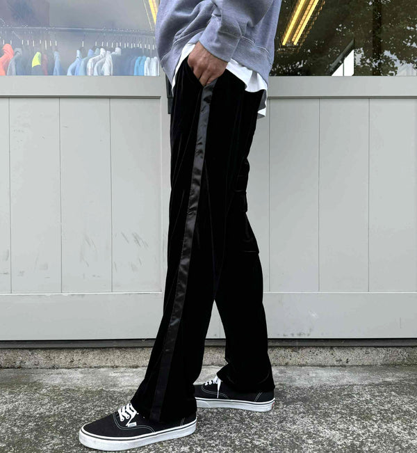 melple - WESTWOOD TRACK PANTS - BLACK