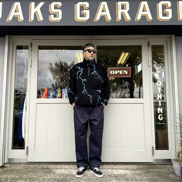 PAWG - ORIGINAL T/C WIDE TAPERED PANTS - NAVY