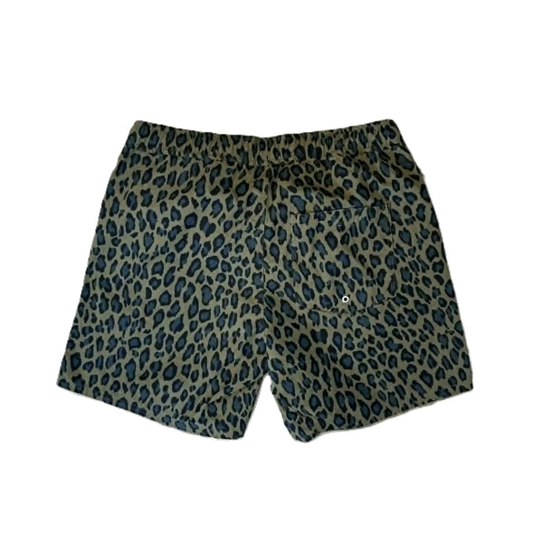 THE HARD MAN - LEOPARD SHORTS - KHAKI