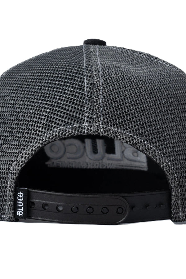 BLUCO - 6-PANEL MESH CAP - BWG - BLACK x GRAY