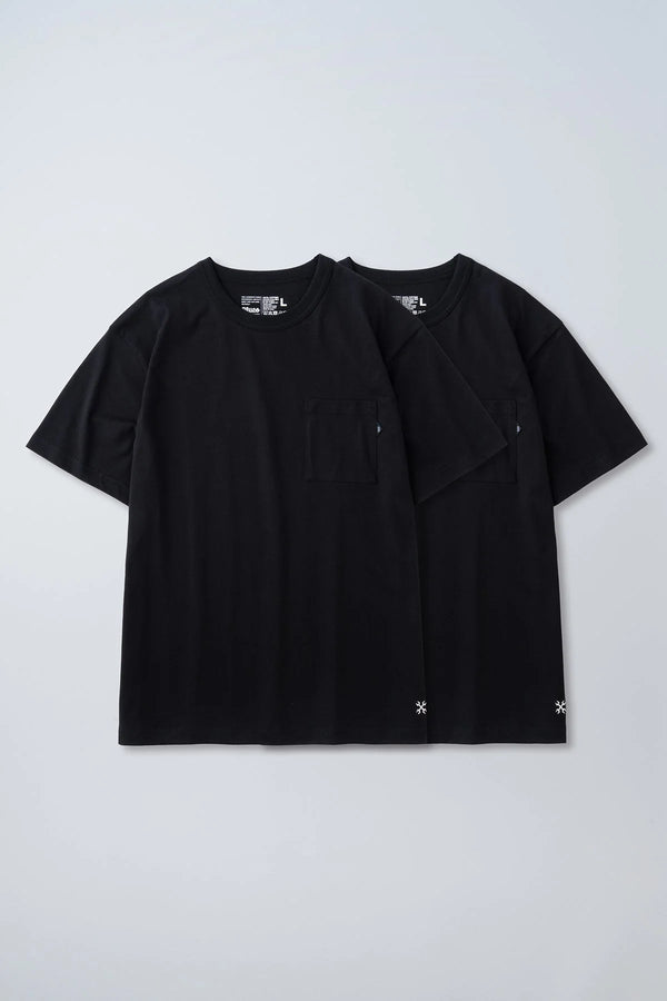 BLUCO - 2-PACK POCKET T-SHIRTS - BLACK