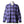 HOUSTON - PRINT FLANNEL O/C SHIRT - BLUE