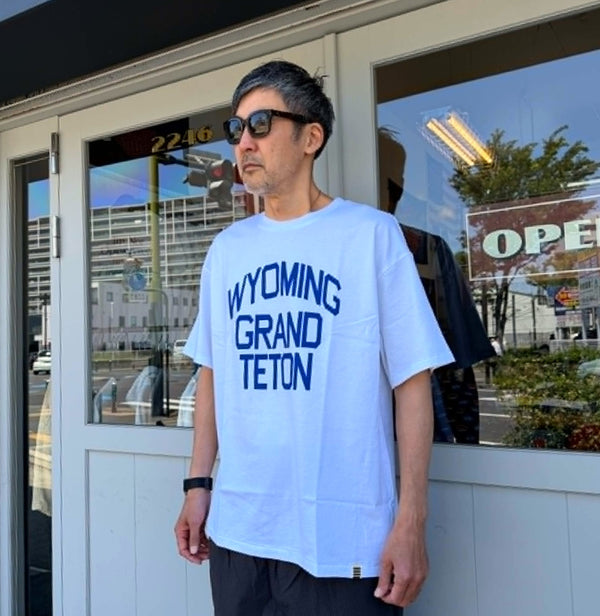 ILL ONE EIGHTY - WYOMING GRAND TETON TEE - WHITE