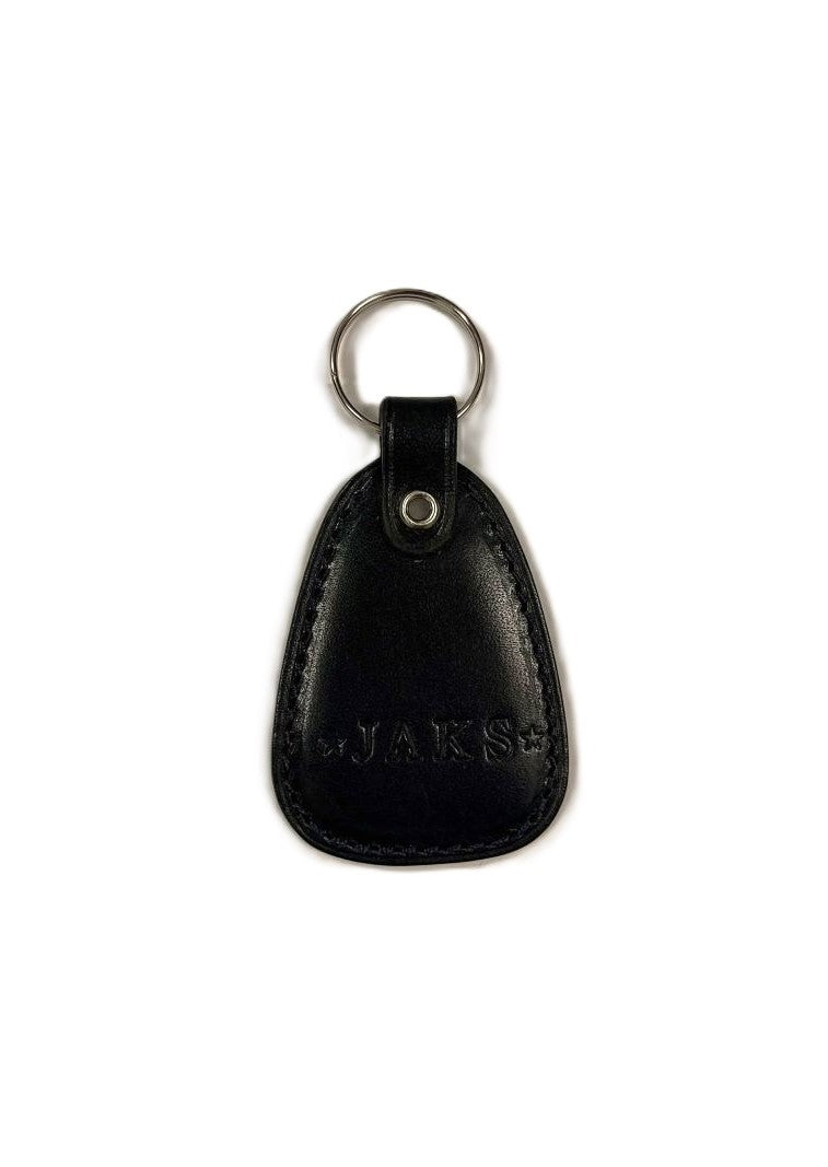 BLACK JAKS - LEATHER KEY TAG - DARK NAVY – JAKS GARAGE