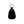 BLACK JAKS - LEATHER KEY TAG - DARK NAVY -SILVER