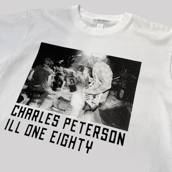 ILL ONE EIGHTY - CHARLES PETERSON S/S TEE (HUB2 KURT) - WHITE