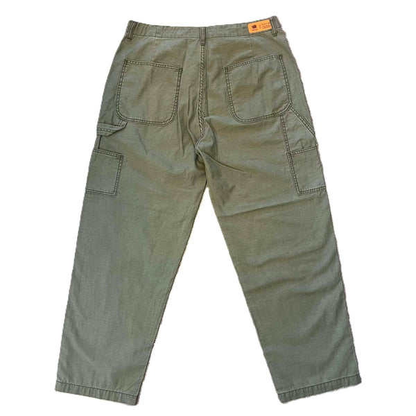 melple - CARPENTER PANTS - PAINTED - OLIVE