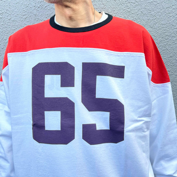ILL ONE EIGHTY -1965" FOOTBALL TEE - RED