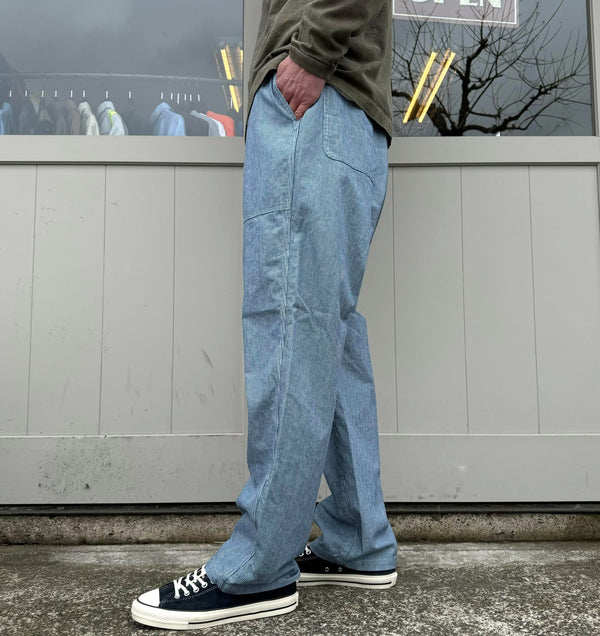 RADIALL - SUN OF VAN -WIDE FIT EASY PANTS -  HICKORY