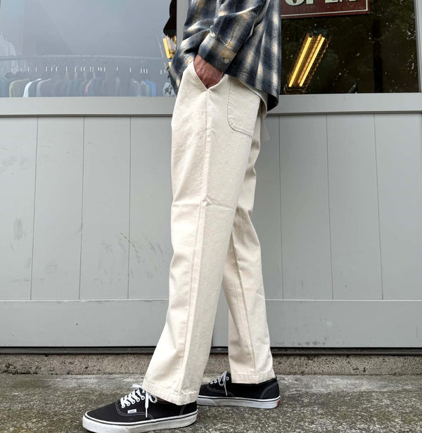 FIVE BROTHER -  DUCK EASY PANTS - WHITE