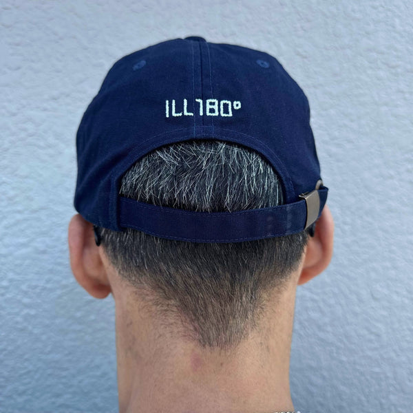 ILL ONE EIGHTY - 180° LOGO CAP - NAVY