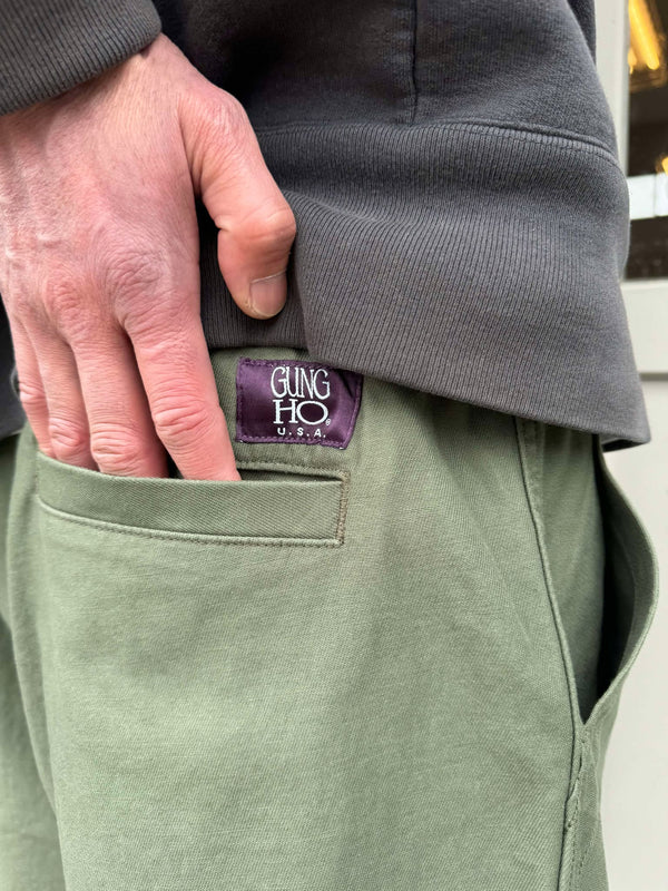 GUNG HO - EAZY FATIGUE PANTS  - OLIVE