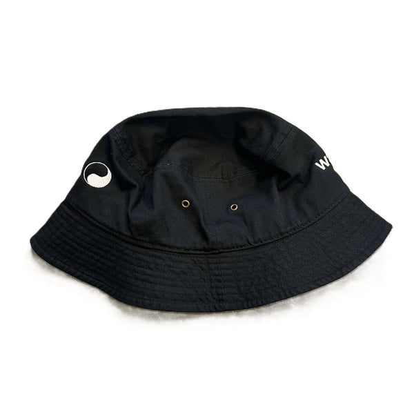 WAX - YiIN-YANG BUCKET HAT - BLACK