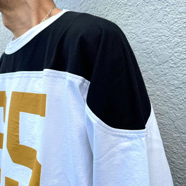 ILL ONE EIGHTY -1965" FOOTBALL TEE - BLACK