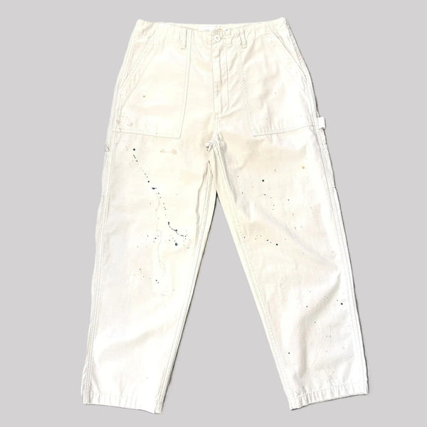 melple - CARPENTER PANTS - PAINTED - OFF WHITE