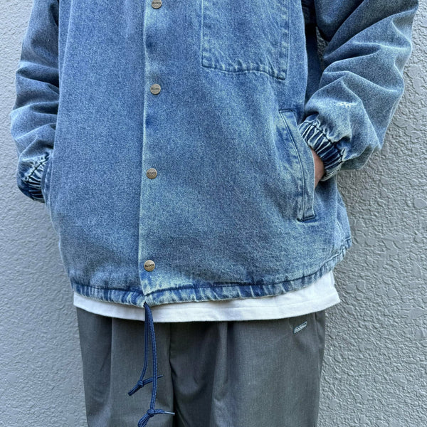 BLUCO - 12oz DENIM COACH JACKET - L.INDIGO