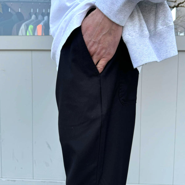 FIVE BROTHER - T/R  EASY PANTS - BLACK