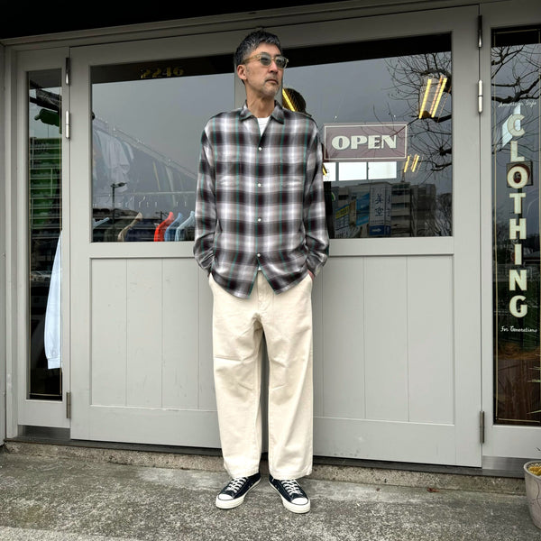 ARMY TWILL - DENIM FIELD PANTS - ECRU
