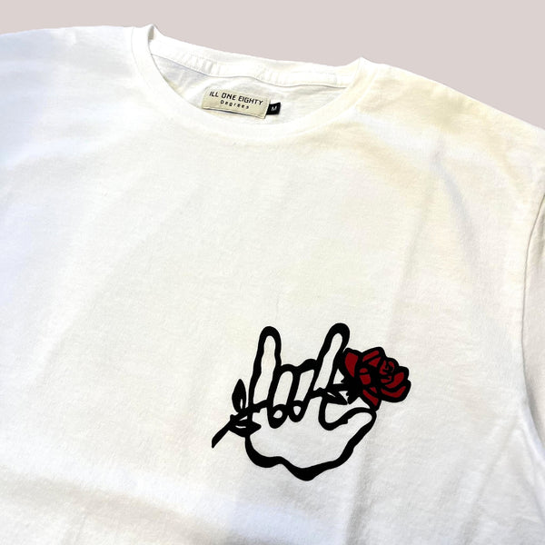 ILL ONE EIGHTY - I LOVE U S/S TEE - WHITE
