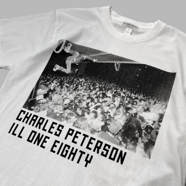 ILL ONE EIGHTY - CHARLES PETERSON S/S TEE (BIG DIVER) - WHITE