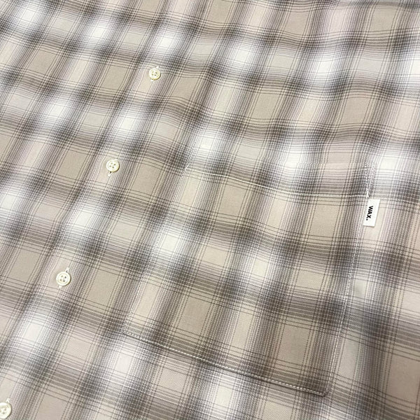WAX - OMBRE CHECK SHIRTS - GRAY