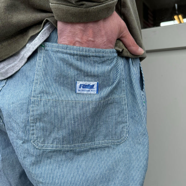 RADIALL - SUN OF VAN -WIDE FIT EASY PANTS -  HICKORY