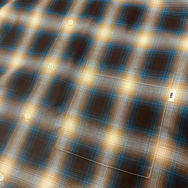 WAX - OMBRE CHECK SHIRTS - BLUE
