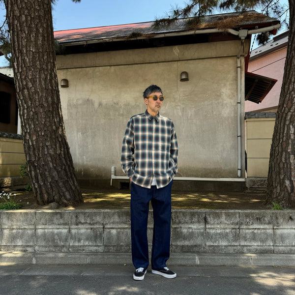 CHALLENGER - DENIM CHINO PANTS - INDIGO