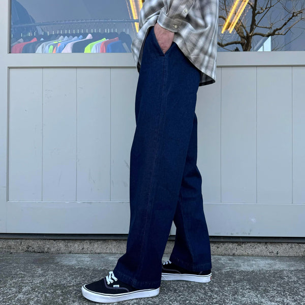 CHALLENGER - DENIM CHINO PANTS - INDIGO