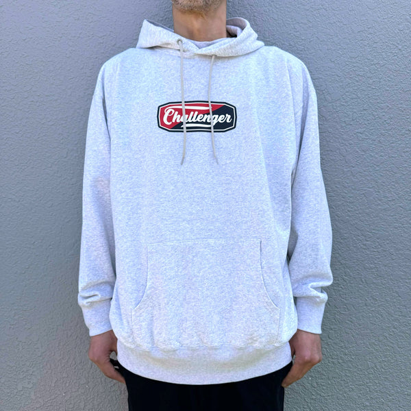 CHALLENGER - TWO TONE LOGO HOODIE - GRAY