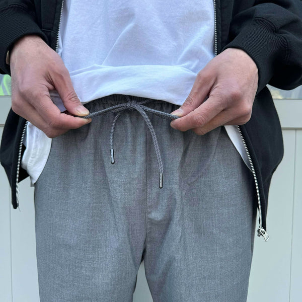 FIVE BROTHER - T/R  EASY PANTS - GREY