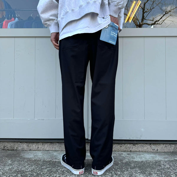 FIVE BROTHER - T/R  EASY PANTS - BLACK