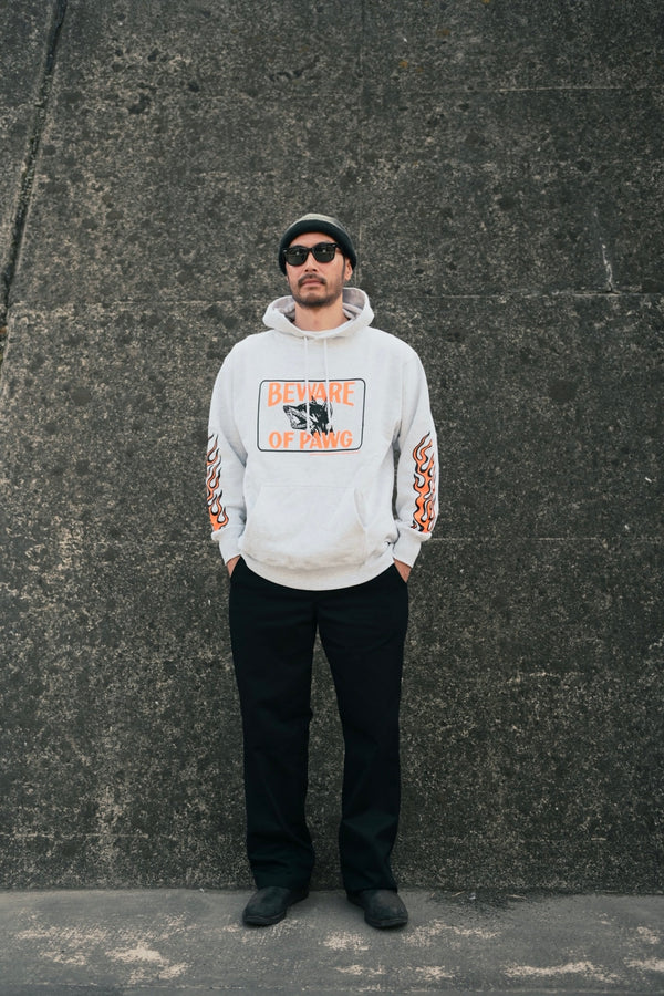PAWG×BEWARE CHOPPER - PARKA - ASH GRAY / ORANGE