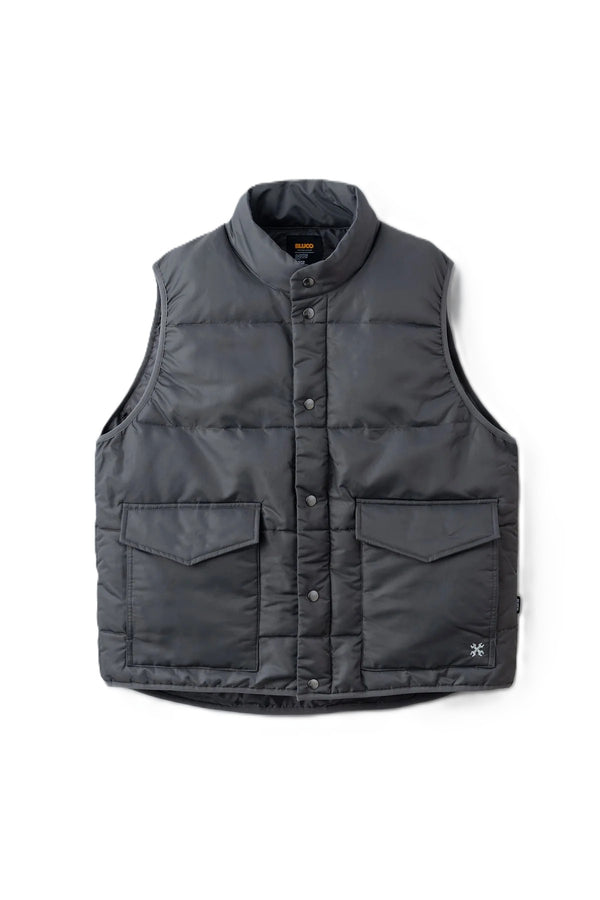 BLUCO - HEAVY NYLON PADDING VEST - GRAY