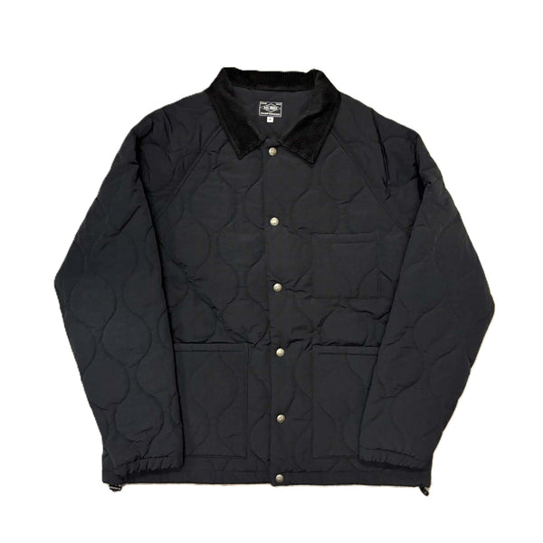 BIGMIKE - QUILTING COACH JACKET - BLACK