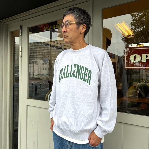 CHALLENGER - COLLEGE C/N SWEAT - GRAY