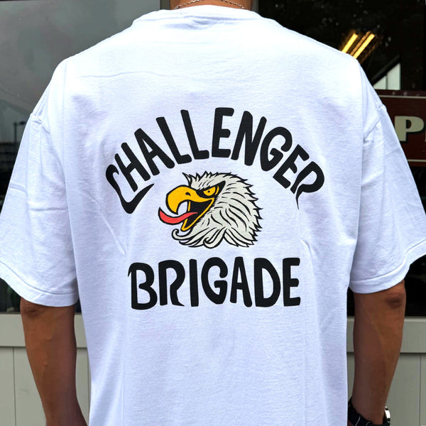 CHALLENGER - EAGLE TEE - WHITE