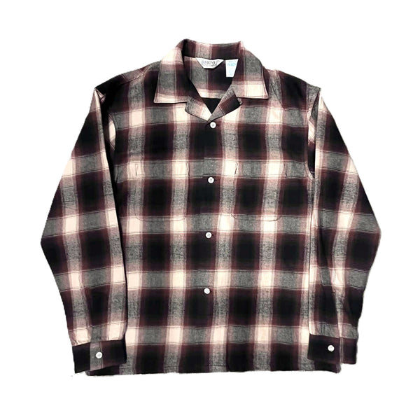 FIVE BROTHER -  CHECK ONE-OP SHIRT - BROWN
