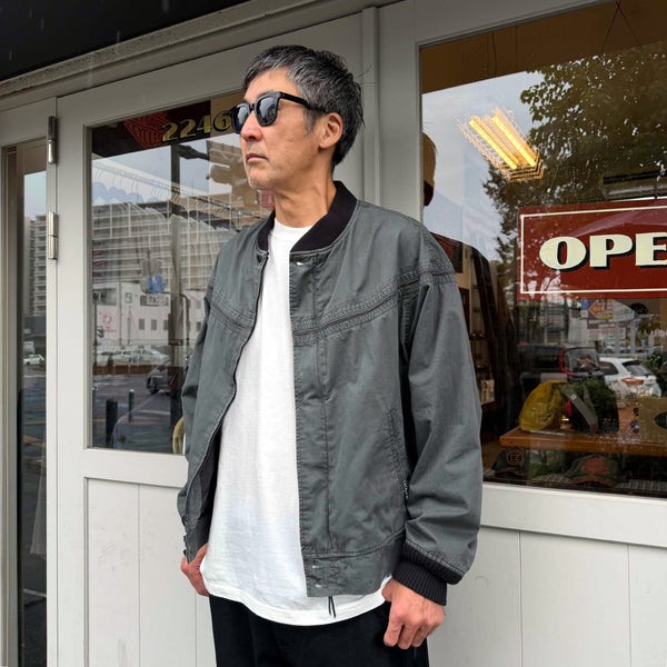 TOWNCRAFT - PIGMENT DYE DERBY JACKET - GRAY
